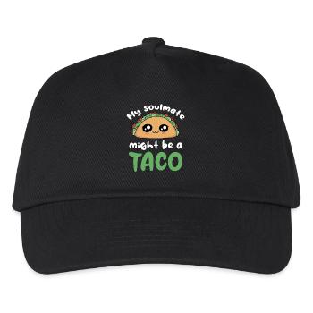 Mein Seelen Taco - Kinder Basecap - Schwarz - Vorne