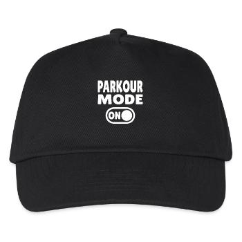 Parkour Mode ON - Kids’ Baseball Cap - black - Front