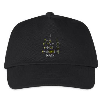 Math Math Math Professeur de mathématiques Mathématicien - Casquette de baseball Enfant - noir - Devant