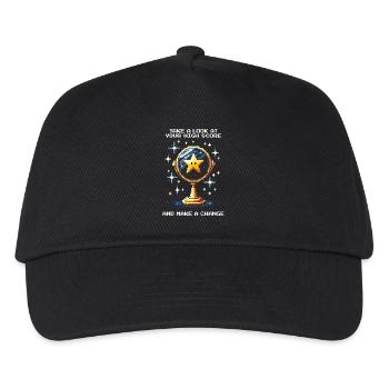 Look at the high score – change something | Arcade - Kids’ Baseball Cap - black - Front
