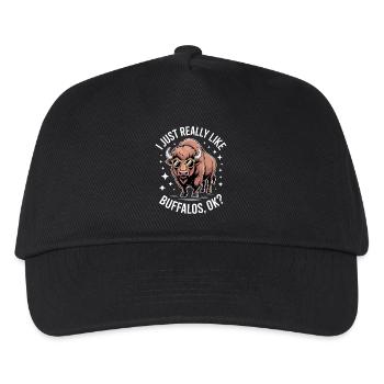 Buffalo Saying Buffalo Funny Buffalo Gift - Kids’ Baseball Cap - black - Front