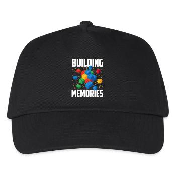 Construire des souvenirs Constructeur de briques Bâtiment en bloc - Casquette de baseball Enfant - noir - Devant
