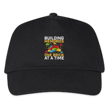 Construire des souvenirs, une brique à la fois Brique  - Casquette de baseball Enfant - noir - Devant