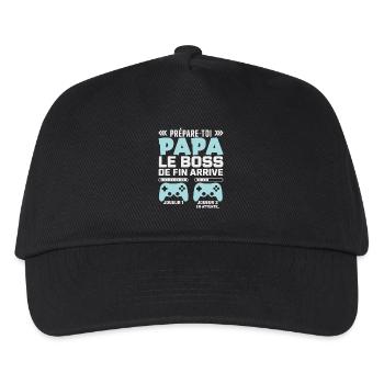 Design Humor Gaming Father-to-be - Kids’ Baseball Cap - black - Front