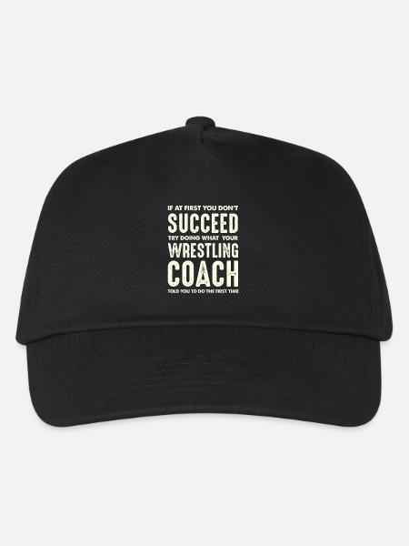 Sieg durch Coachanweisung - Kinder Basecap - Schwarz