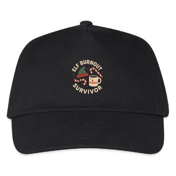 Holiday Hangover Post Christmas Mood New Year - Kids’ Baseball Cap - black - Front