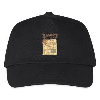 Holiday Hangover Post Christmas Mood New Year - Kids’ Baseball Cap - black - Front