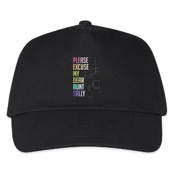Math Math Teacher Saying Math Teacher Funny - Kids’ Baseball Cap - black - Front