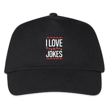 I Love Jokes - Kinder Basecap - Schwarz - Vorne