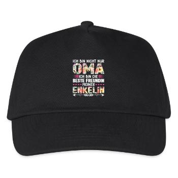 Grandma's best friend of my granddaughter - Kids’ Baseball Cap - black - Front