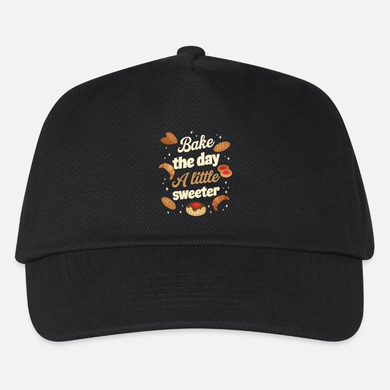 Bake the day a little sweeter - Kids’ Baseball Cap - black