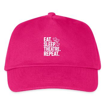 Manger, dormir, théâtre, répéter - Casquette de baseball Enfant - fuchsia - Devant