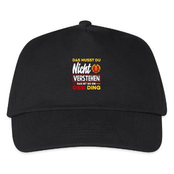 Ossi ding nicht versehen spruch DDR stolz - Casquette de baseball Enfant - noir - Devant