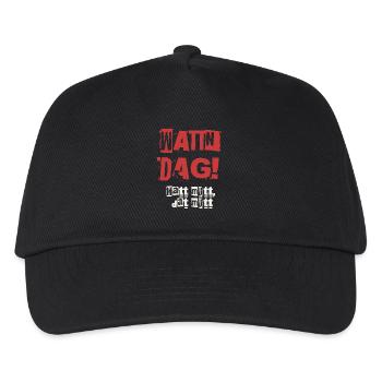 Wattn Dag Watt mutt dat mutt - Kids’ Baseball Cap - black - Front