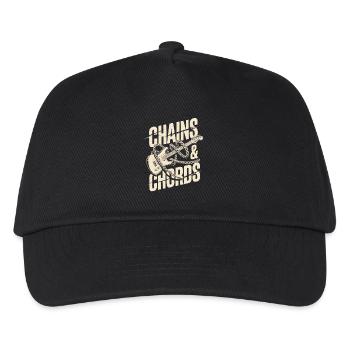 Chains & Chords Punk Rock Music - Kinder Basecap - Schwarz - Vorne