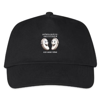 HEARING AID ACOUSTICIAN - Kids’ Baseball Cap - black - Front