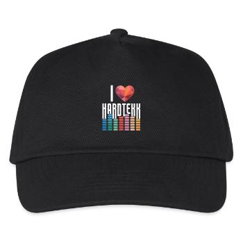 I Love Hardtekk Tekke East Germany - Kids’ Baseball Cap - black - Front