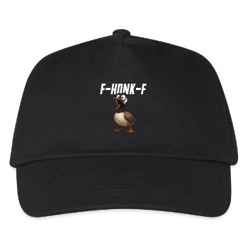 F-Honk-F Goose Funny Goose FHONKF F Honk F - Kids’ Baseball Cap - black - Front