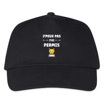 Young Driver, Young Driver, Driver's License - Kids’ Baseball Cap - black - Front