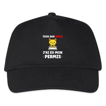 Young Driver, Young Driver, Driver's License - Kids’ Baseball Cap - black - Front