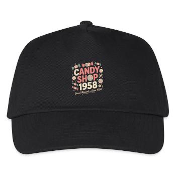Vintage Confectionery Advertising - Kids’ Baseball Cap - black - Front