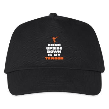 Upside down is my normal - Kids’ Baseball Cap - black - Front