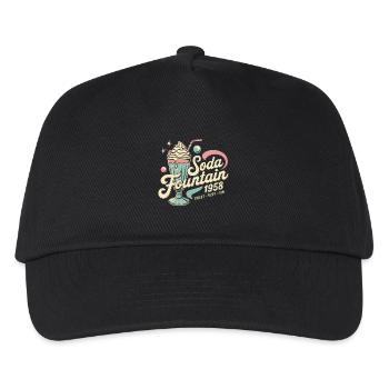 Soda Fountain 1958 - Kids’ Baseball Cap - black - Front