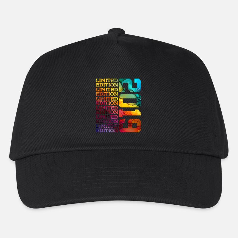 LIMITED EDITION 2019 7 JAHRE 7. GEBURTSTAG - Kinder Basecap - Schwarz