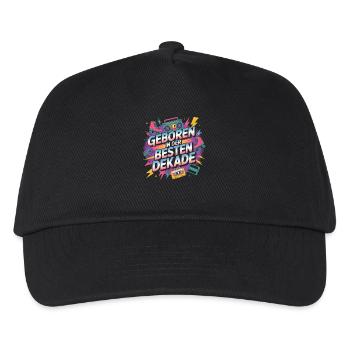 Born in the best decade - Kids’ Baseball Cap - black - Front
