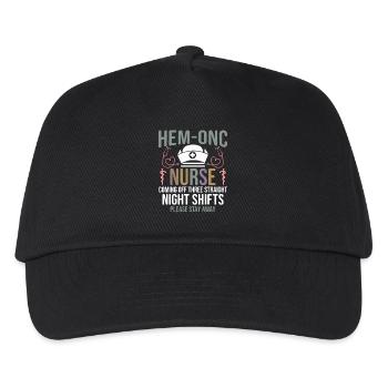  Hematology Department Supplies Night Shift - Kids’ Baseball Cap - black - Front