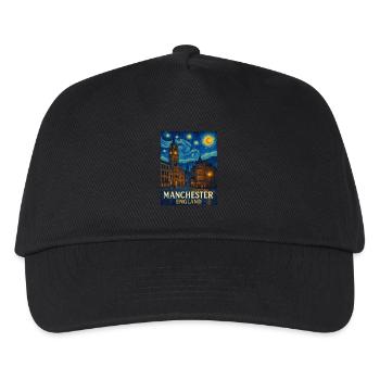 Manchester England - Kinder Basecap - Schwarz - Vorne