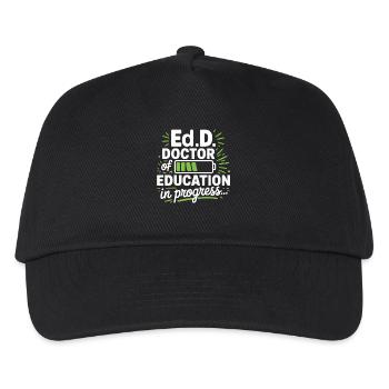 Doctorate of Education in progress - Kids’ Baseball Cap - black - Front