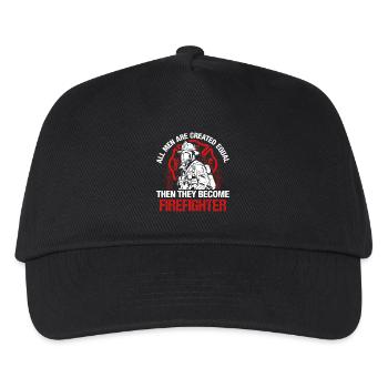 Feuerwehr - Kinder Basecap - Schwarz - Vorne