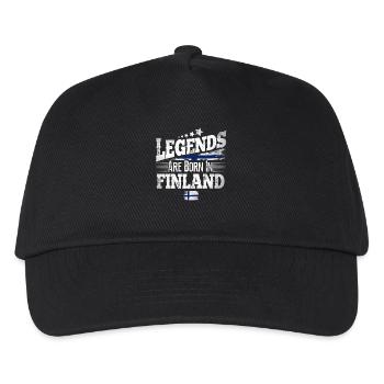 Finland - Kids’ Baseball Cap - black - Front