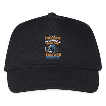 Truck Driver - Kids’ Baseball Cap - black - Front