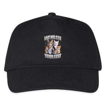 I Love Feet Let Me See Your Feet - Kids’ Baseball Cap - black - Front