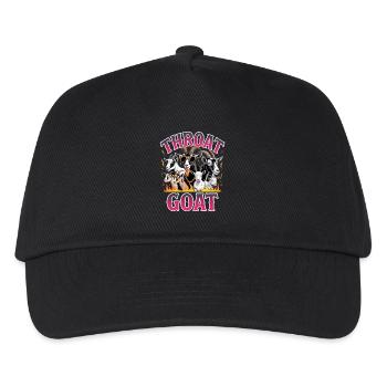 Throat Goat Meme Y2K Bootleg - Kids’ Baseball Cap - black - Front