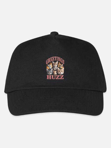 Greetings Huzz Unwearable Bootleg - Kinder Basecap - Schwarz
