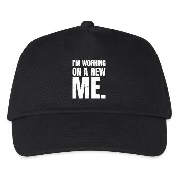 Je travaille sur une nouvelle version de moi - Casquette de baseball Enfant - noir - Devant
