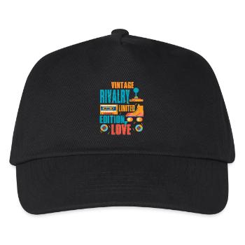 Fratrie Rivalité Frère Soeur - Casquette de baseball Enfant - noir - Devant
