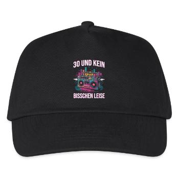 30 and not a bit quiet - Kids’ Baseball Cap - black - Front