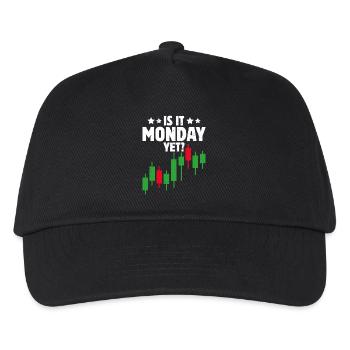 Stock Exchange Trading Crypto Stock Market Trader - Kids’ Baseball Cap - black - Front