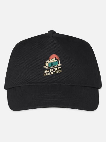 Hiking Humor - Kinder Basecap - Schwarz