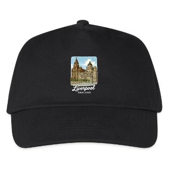 Liverpool England - Kids’ Baseball Cap - black - Front