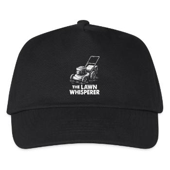 The Lawn Whisperer - Kids’ Baseball Cap - black - Front