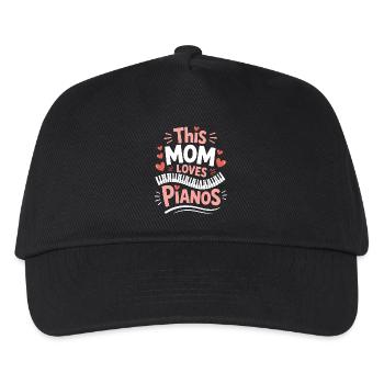 Piano Saying Piano Funny Piano Gift - Kids’ Baseball Cap - black - Front