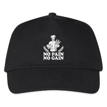 Bread Bakery Humor Baker - Kids’ Baseball Cap - black - Front