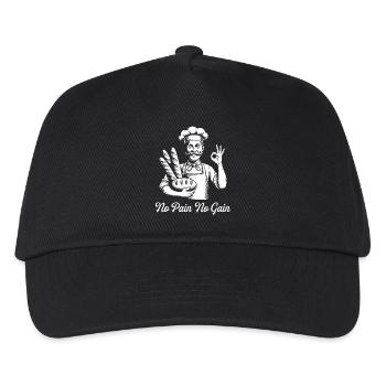 Bread Bakery Humor Baker - Kids’ Baseball Cap - black - Front