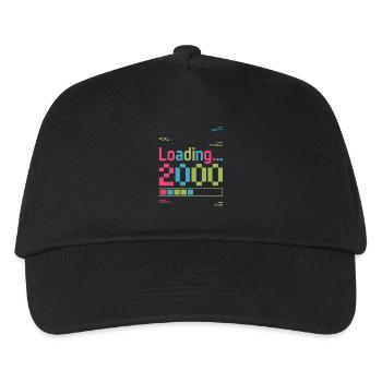 Chargement de l’écran de chargement de 2000 pixels - Casquette de baseball Enfant - noir - Devant