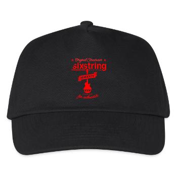 Sixstring Streetwear - Kinder Basecap - Schwarz - Vorne